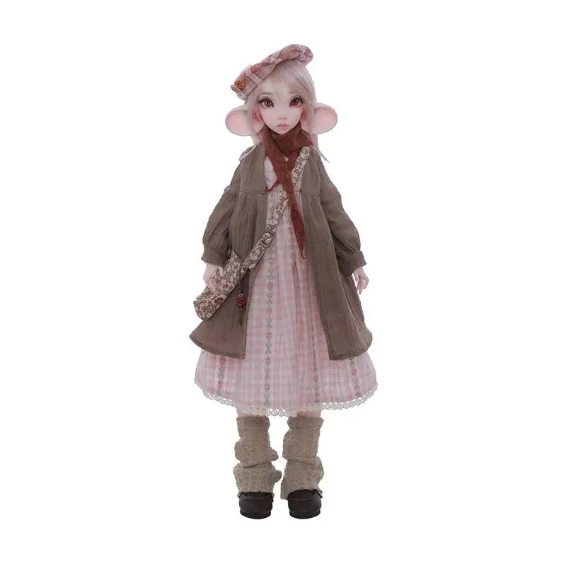 1/4 Shuga Fairy Yudit BJD Doll - Autumn Style with Big Ears & Eyes - Full Set