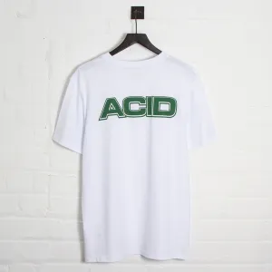 Acid Moto Back Print - Tshirt - White