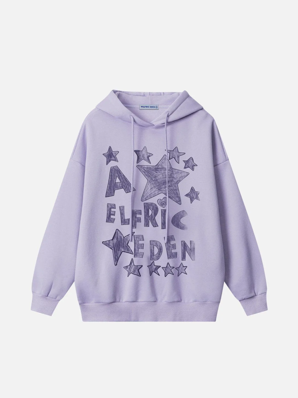 Aelfric Eden Graffiti Star Print Hoodie