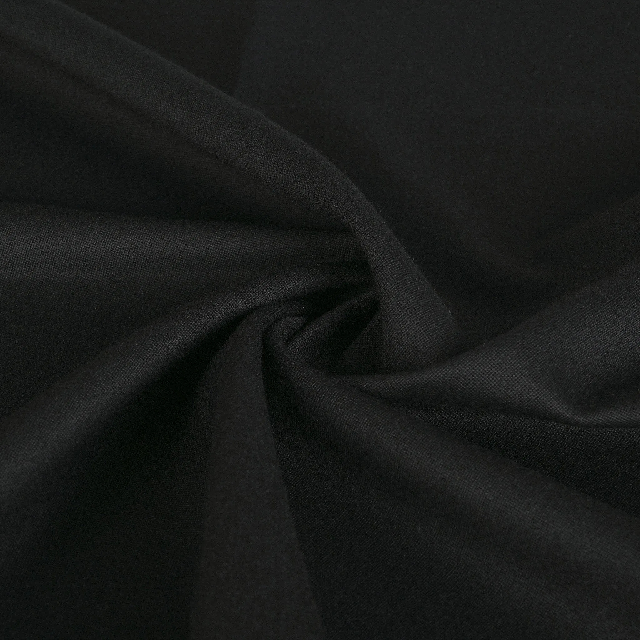 Black Tropical Wool Fabric 3199