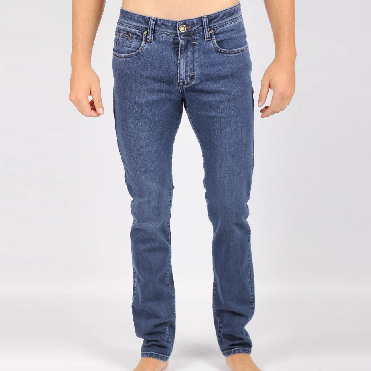 Blue Slim Fit Jeans #1076-06