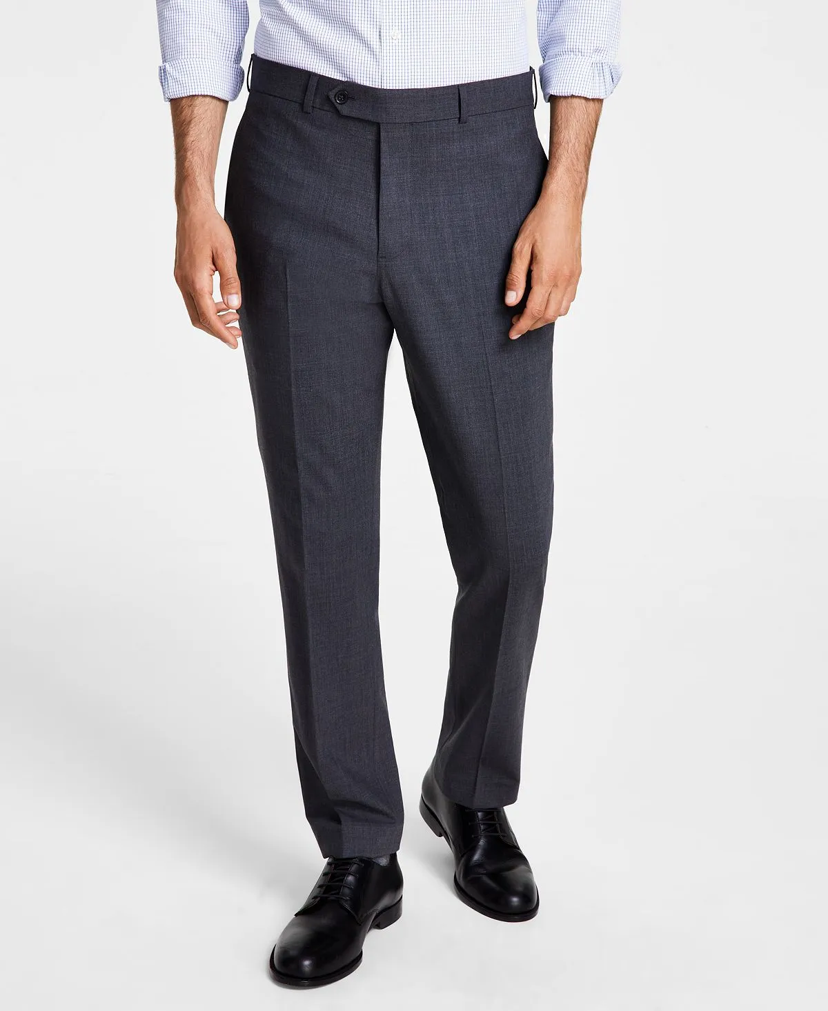 Brooks Brothers Men's Regular Fit Stretch Wool Blend Suit Pants