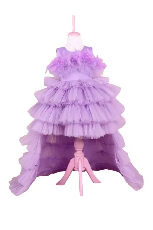 Camellia Lilac Party Dress