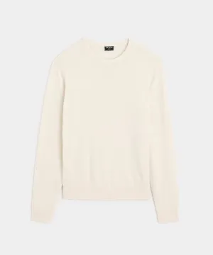 Cashmere Crewneck in Bisque