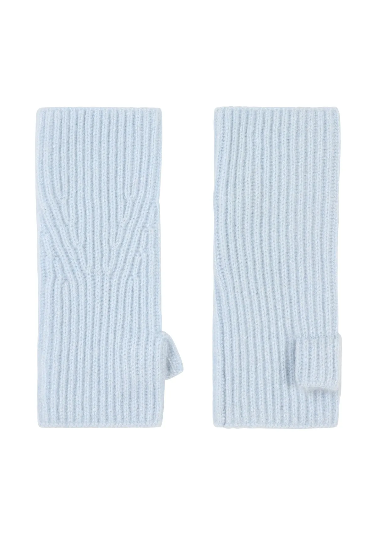 Cashmere Mitt in Whisper Blue