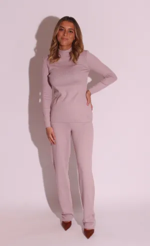 Cashmere Silk Knit Pant Suit