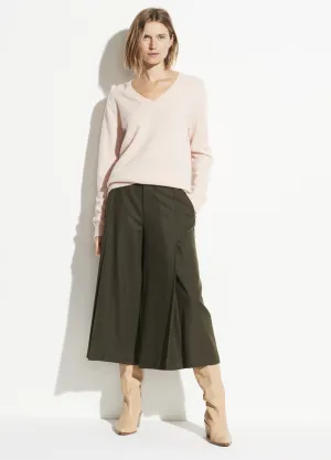 Cashmere Weekend V-Neck in Peach Sorbet