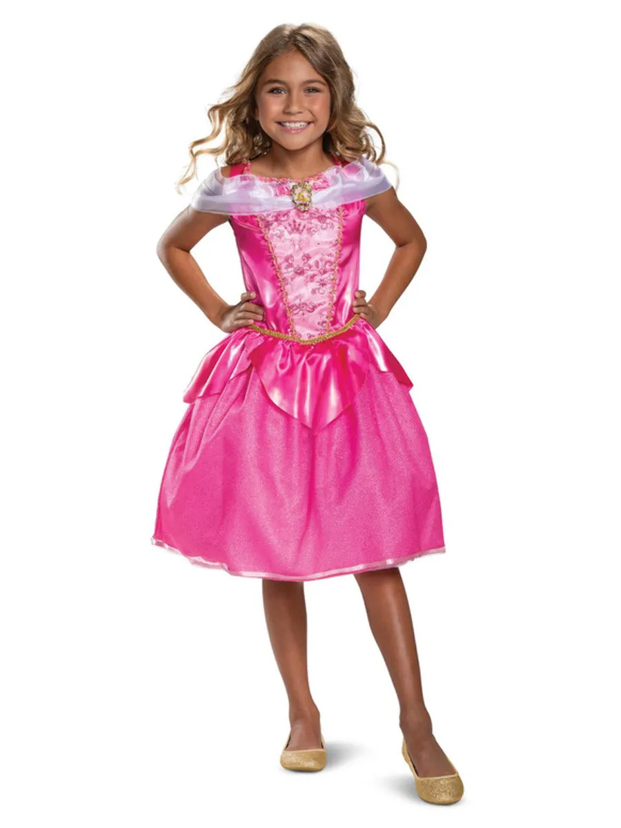 Disney Sleeping Beauty Aurora Deluxe Costume Girl's