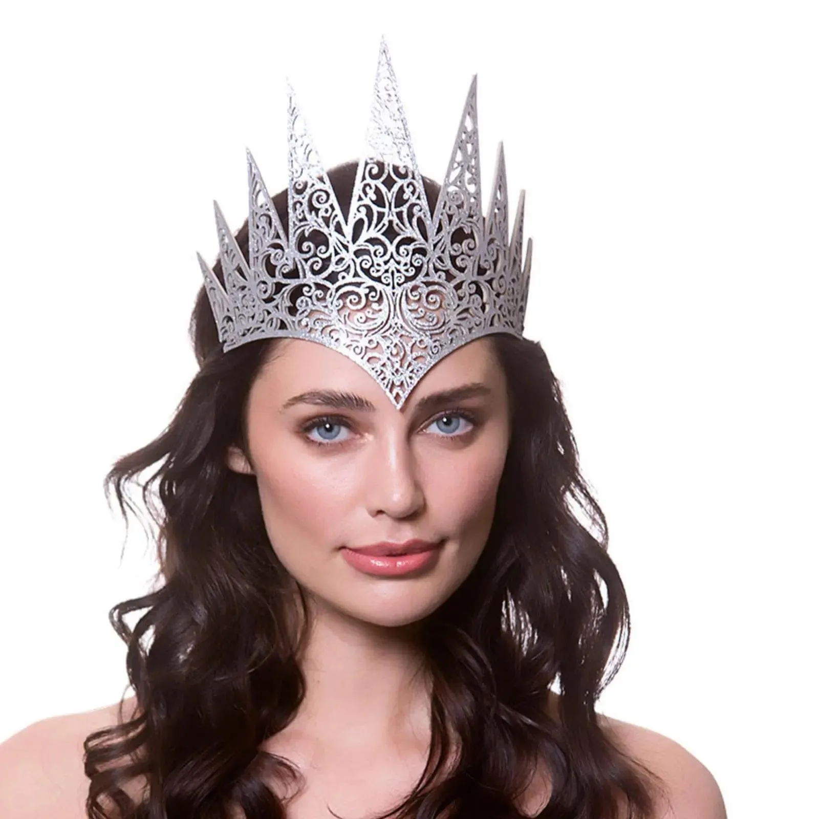 Fantasy Crown Metallic Gothic Queen Medieval Fancy Dress