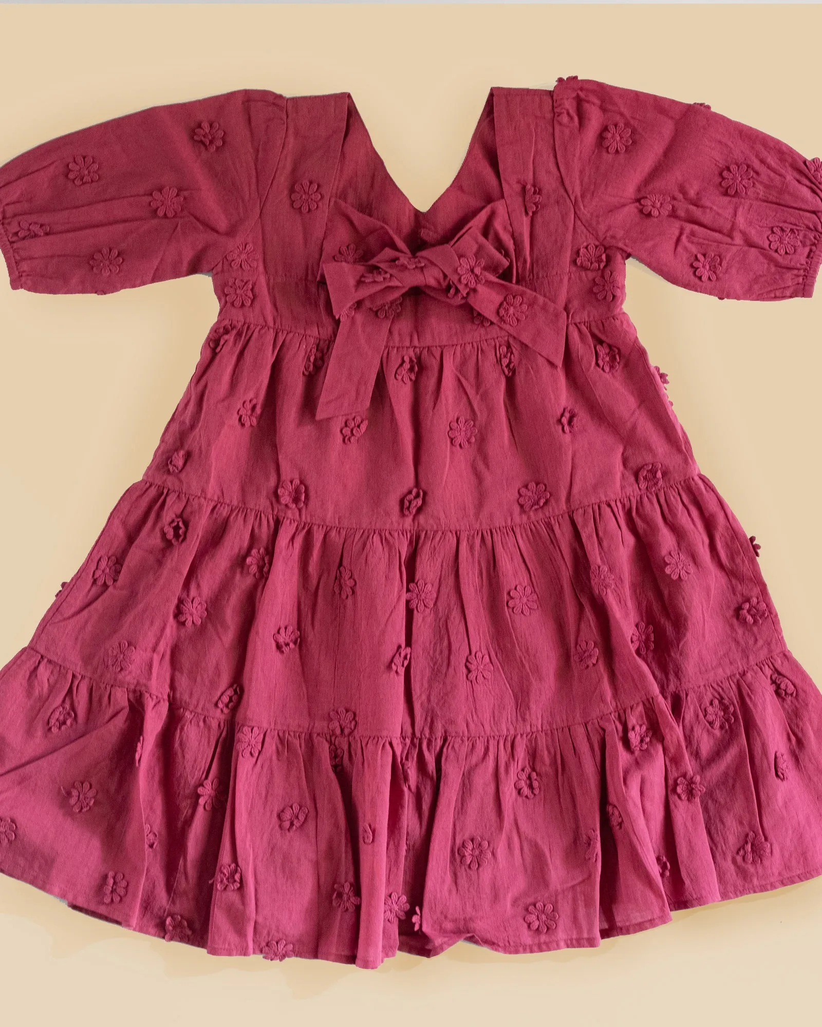 Flora Dress - Plum