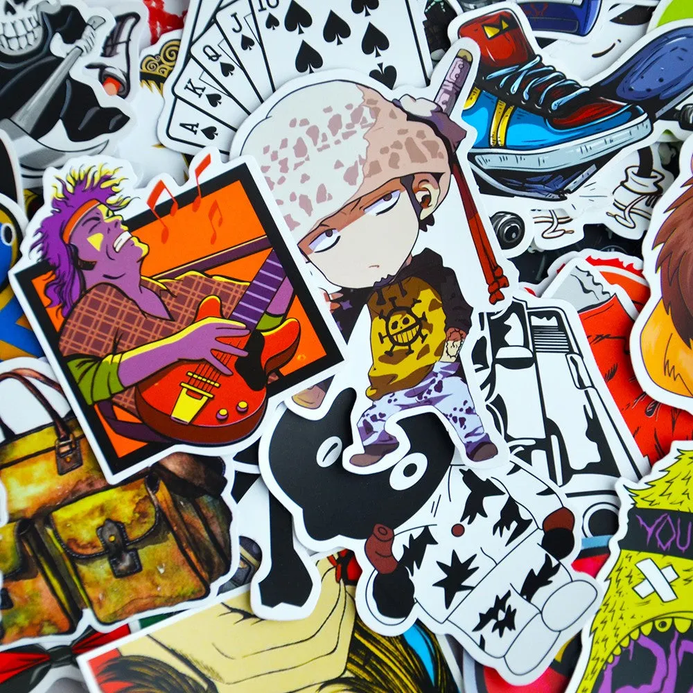 Graffiti Stickers Mixed Colored Qty 100