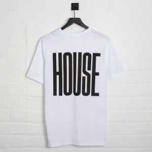 Higher House Back Print - Tshirt - White