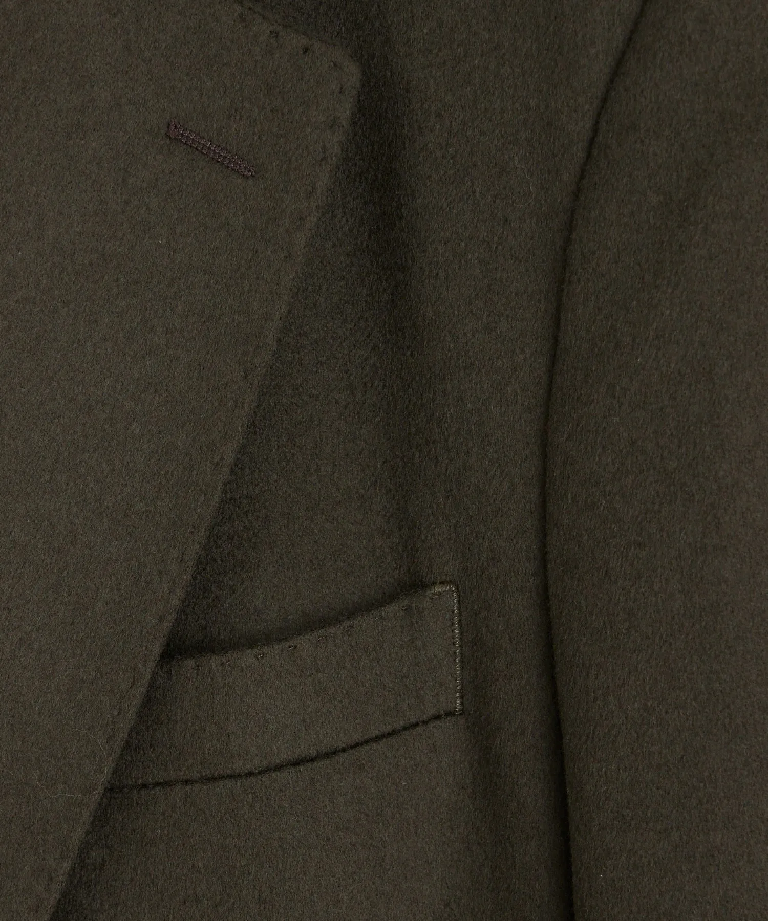 Italian Cashmere Sutton Suit in Snyder Olive