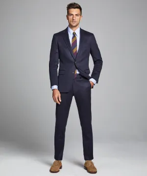 Italian Cashmere Sutton Suit Jacket in Navy