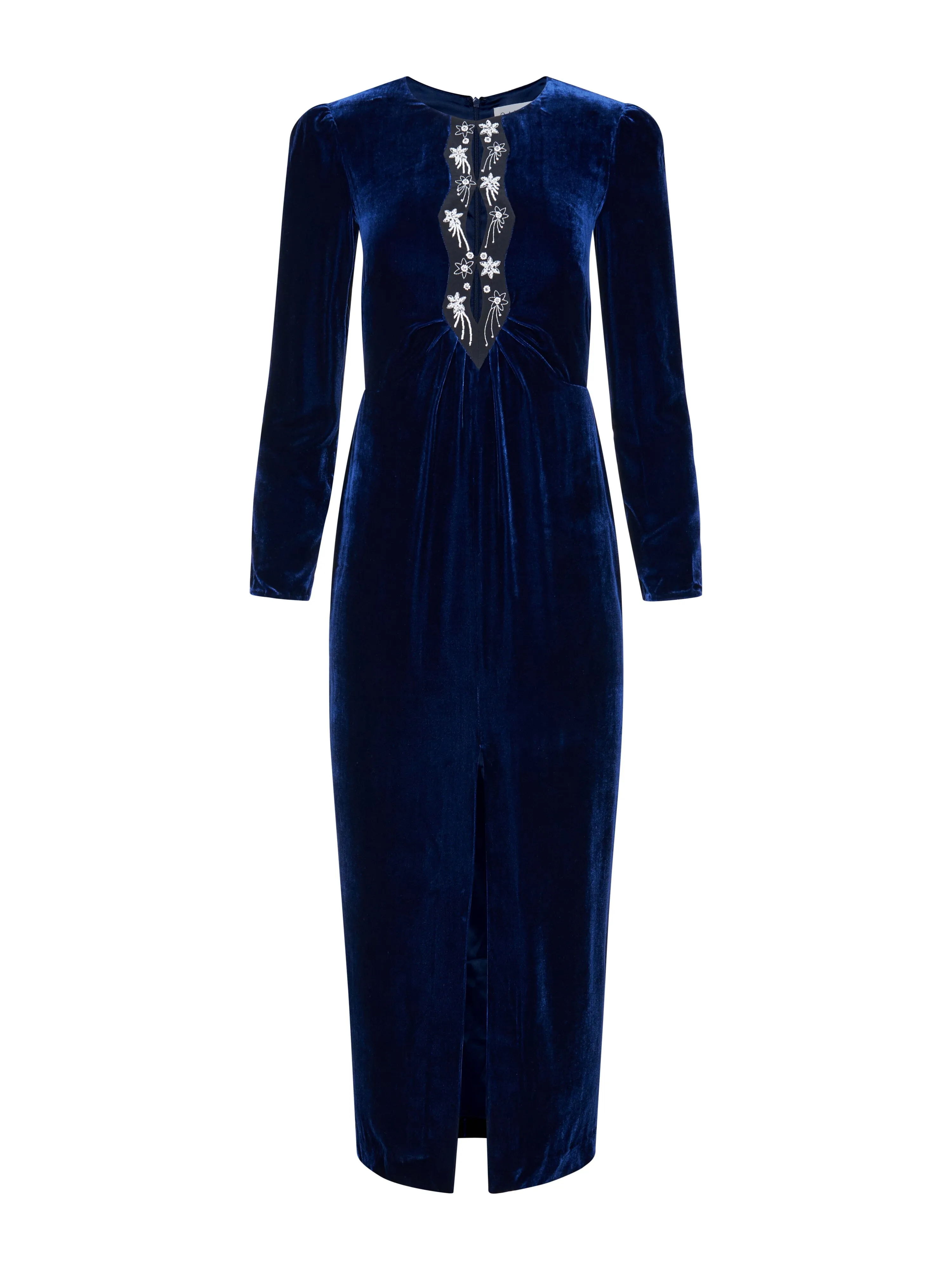 Jinx C Dress in Navy Stars Embroidery