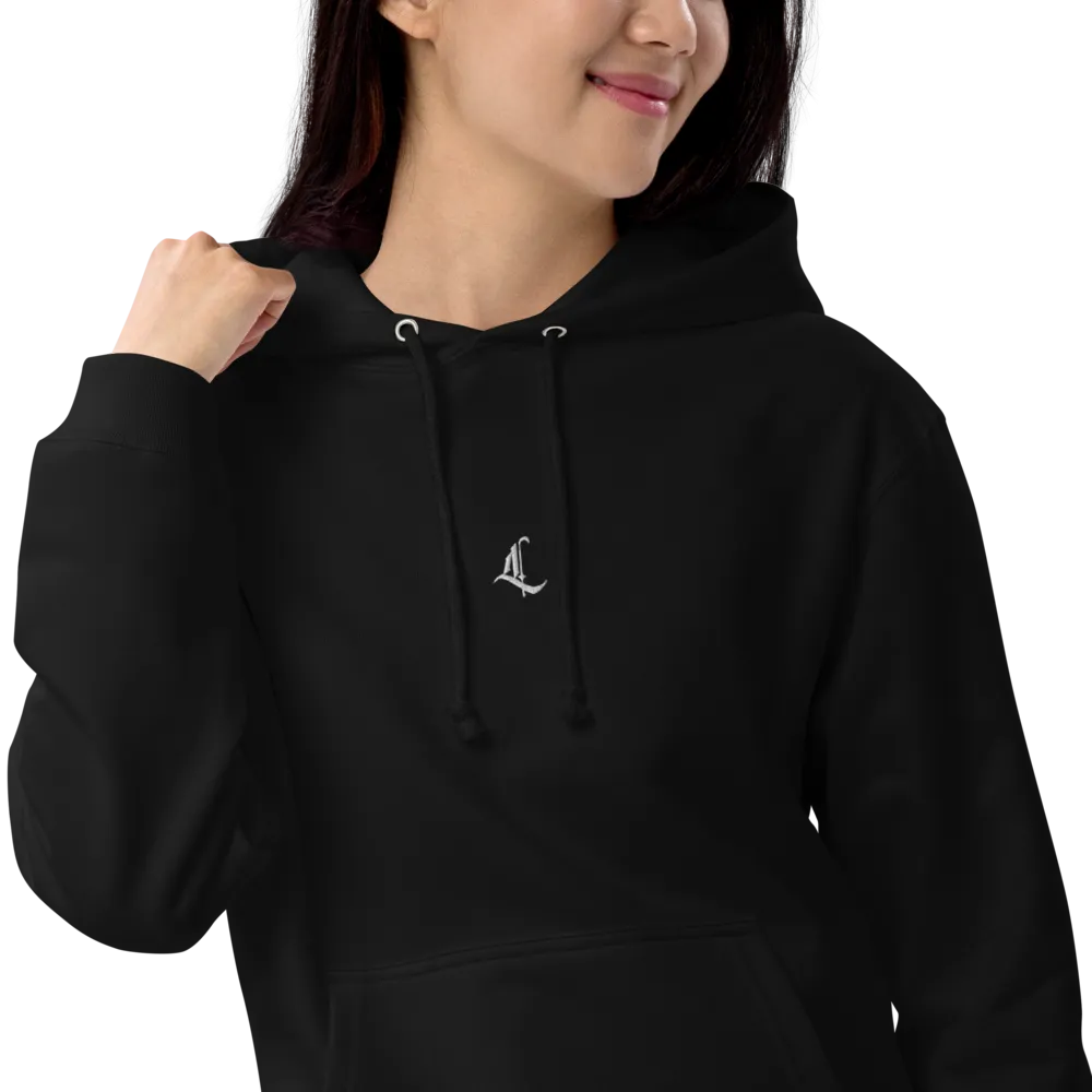 Letterhythm® Signature Unisex French Terry Pullover Hoodie Logo Embroidery