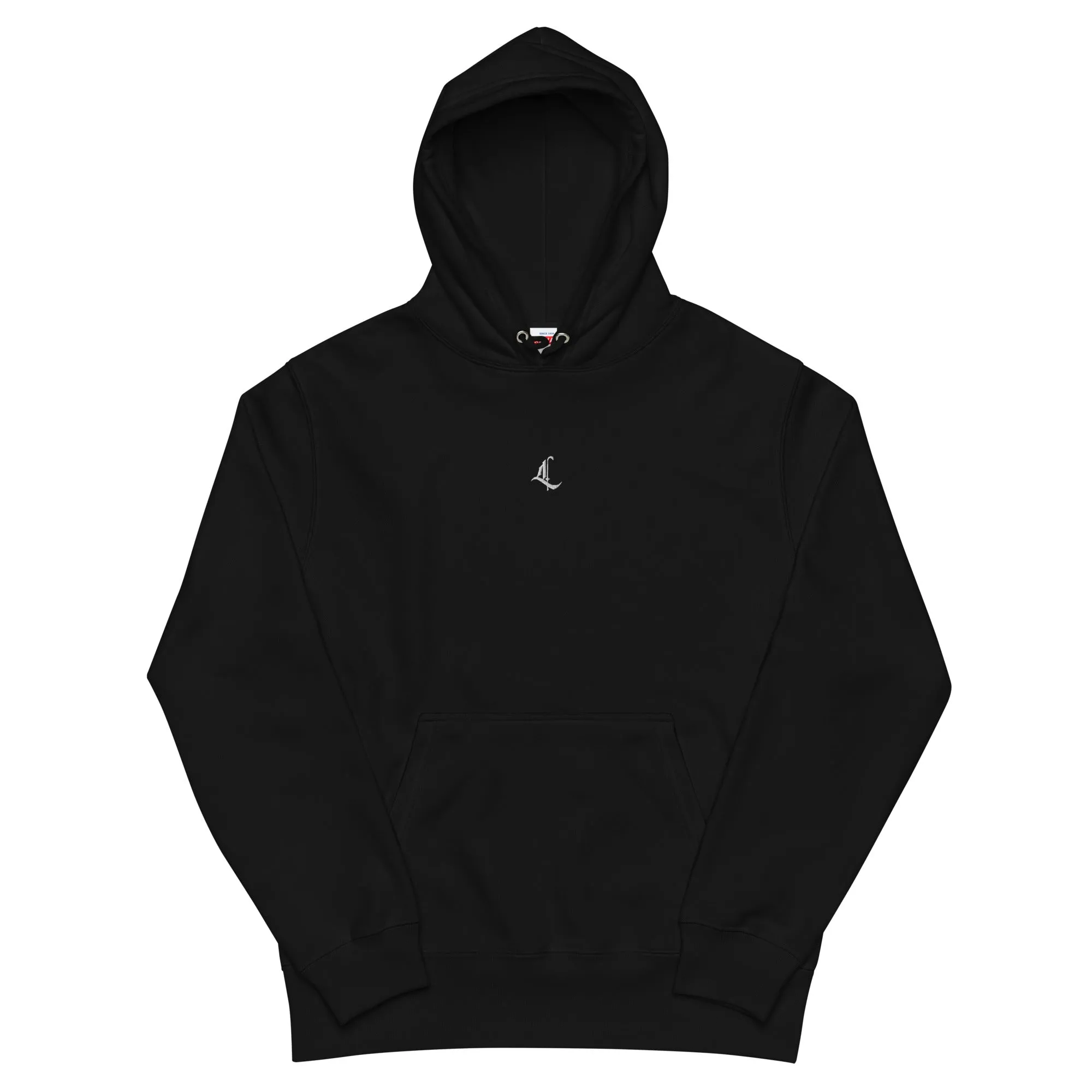 Letterhythm® Signature Unisex French Terry Pullover Hoodie Logo Embroidery