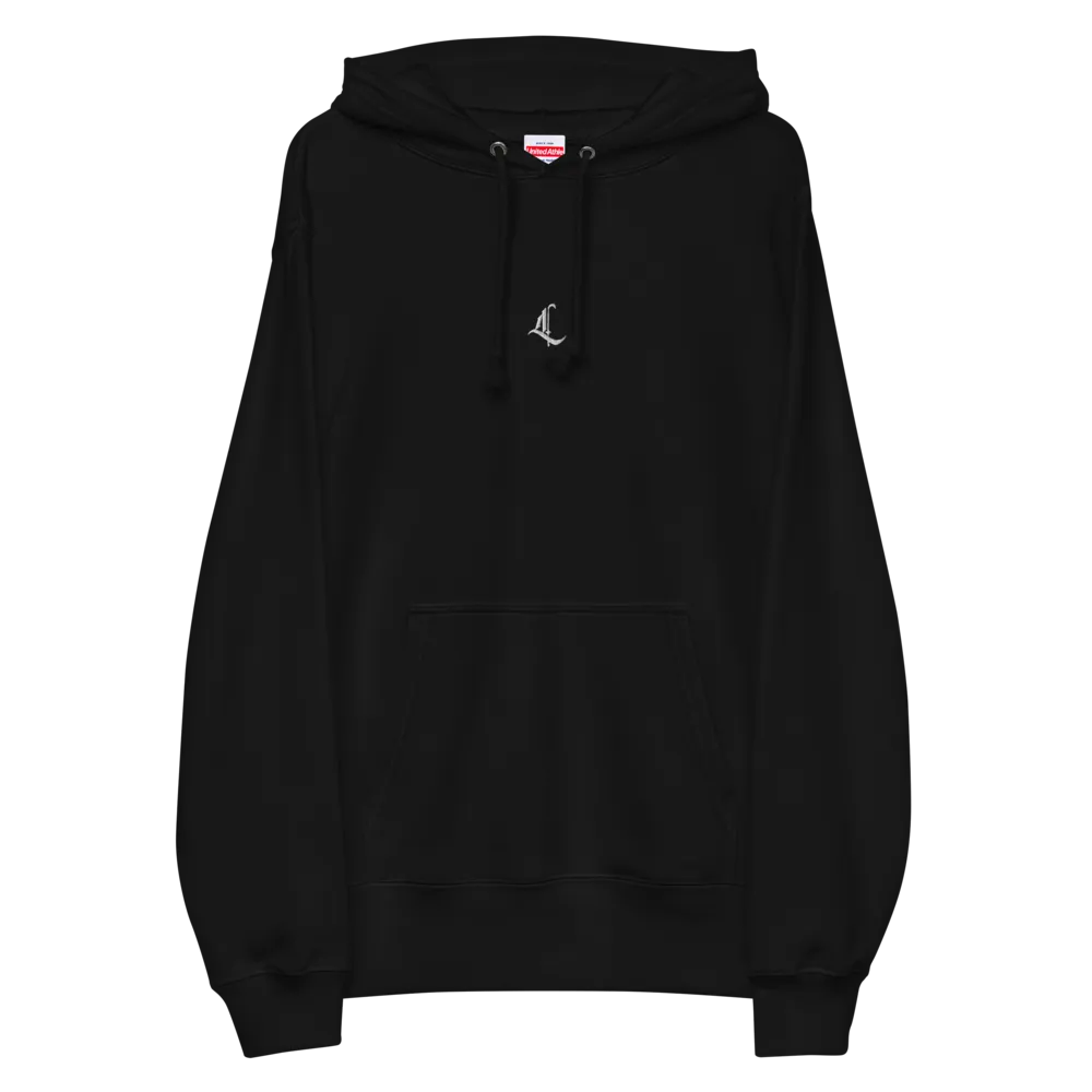 Letterhythm® Signature Unisex French Terry Pullover Hoodie Logo Embroidery