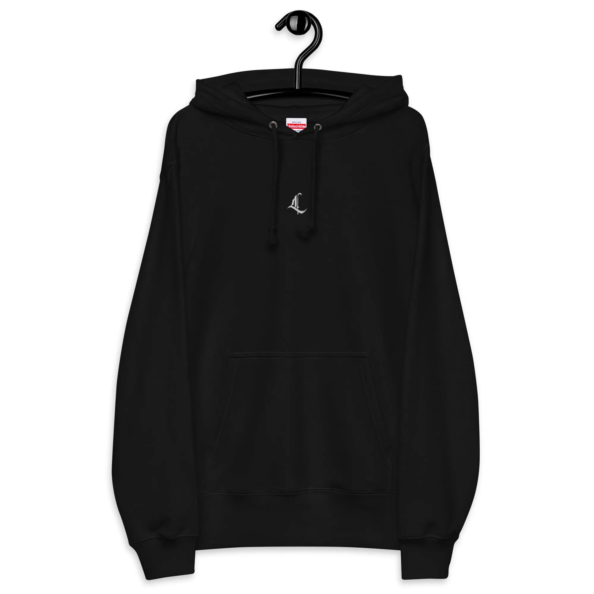 Letterhythm® Signature Unisex French Terry Pullover Hoodie Logo Embroidery