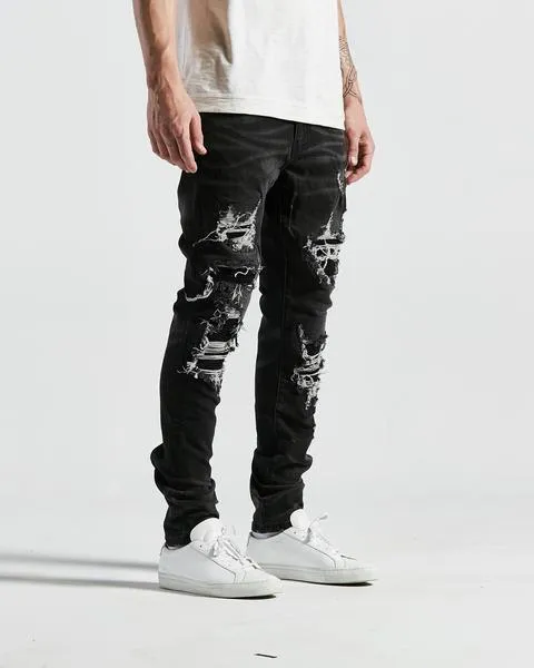 Luciano Denim (Black Ripped)