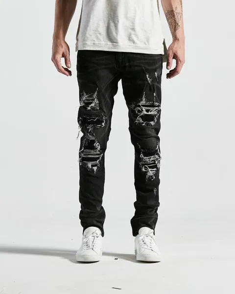 Luciano Denim (Black Ripped)