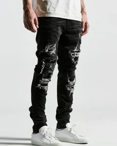 Luciano Denim (Black Ripped)