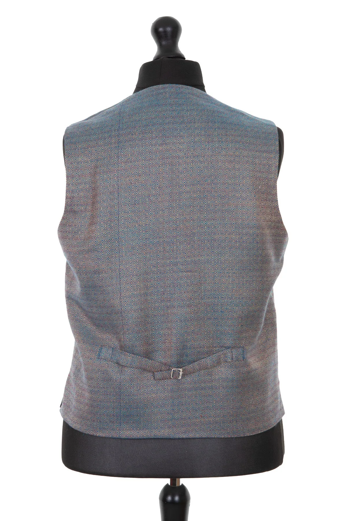 Mens Waistcoat in Antique Blue