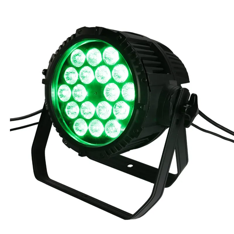 NovaBright NB-099 18x18W RGBW 4in1 LED IP65 Outdoor Professional LED Stage Light Waterproof Die Cast Aluminum Body 45Degrees