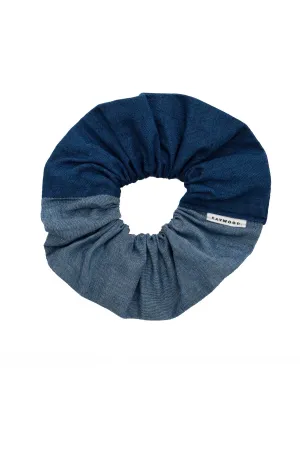 Patchwork Scrunchie, Zero Waste, Japanese Denim