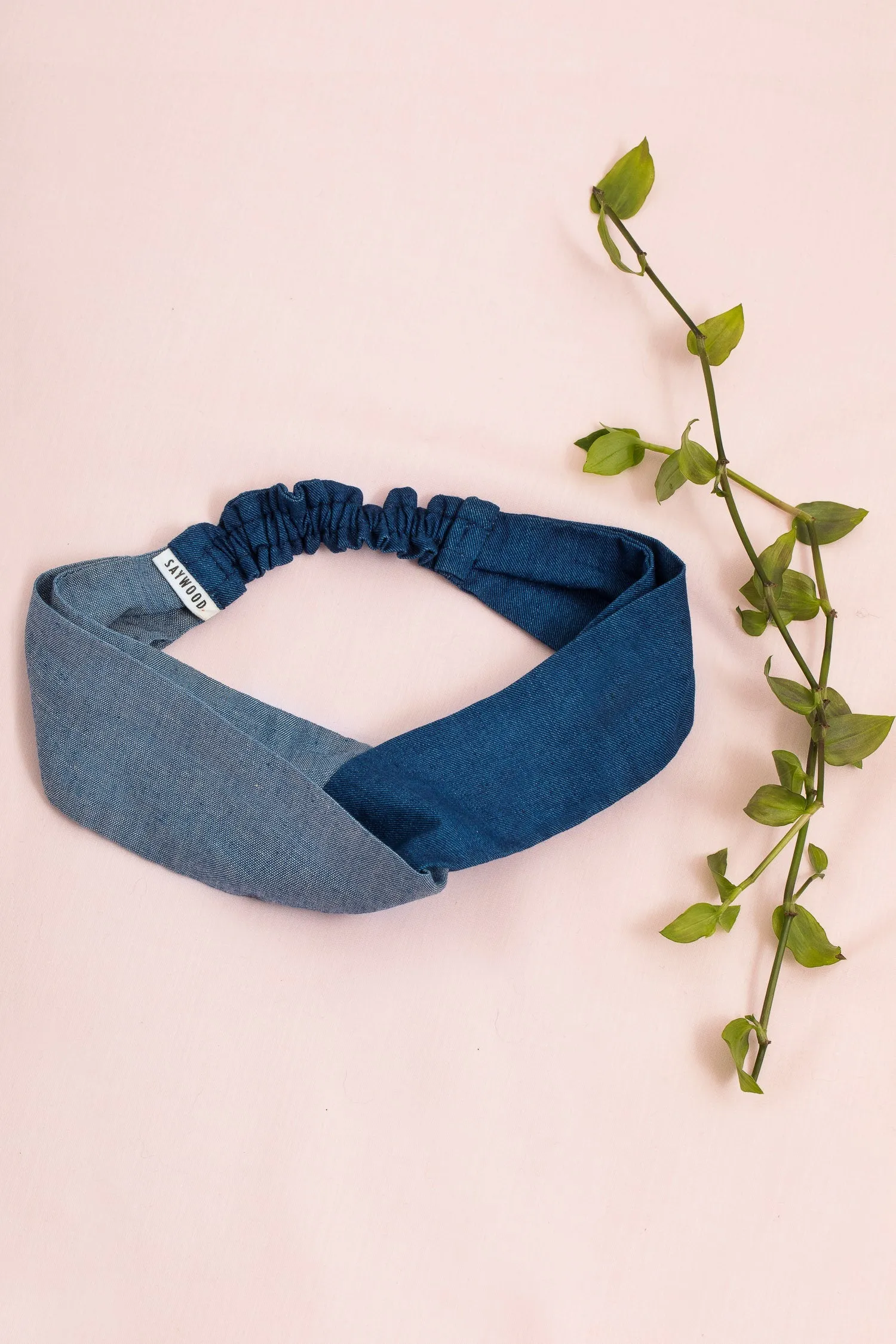 Patchwork Scrunchie, Zero Waste, Japanese Denim