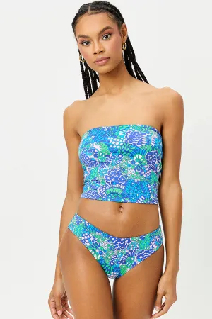 Peace Strapless Bikini Top - Good Vibes