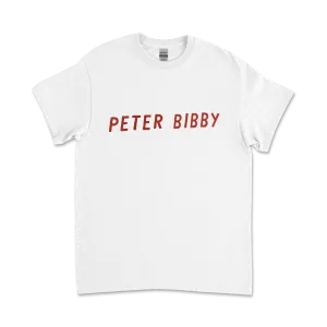 Peter Bibby / Logo White T-Shirt