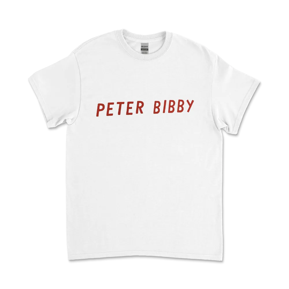 Peter Bibby / Logo White T-Shirt