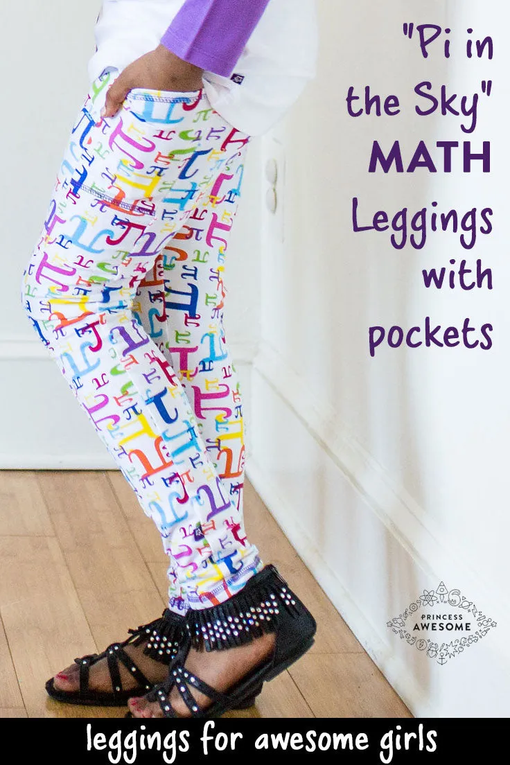 “Pi in the Sky” Pi Leggings with Pockets