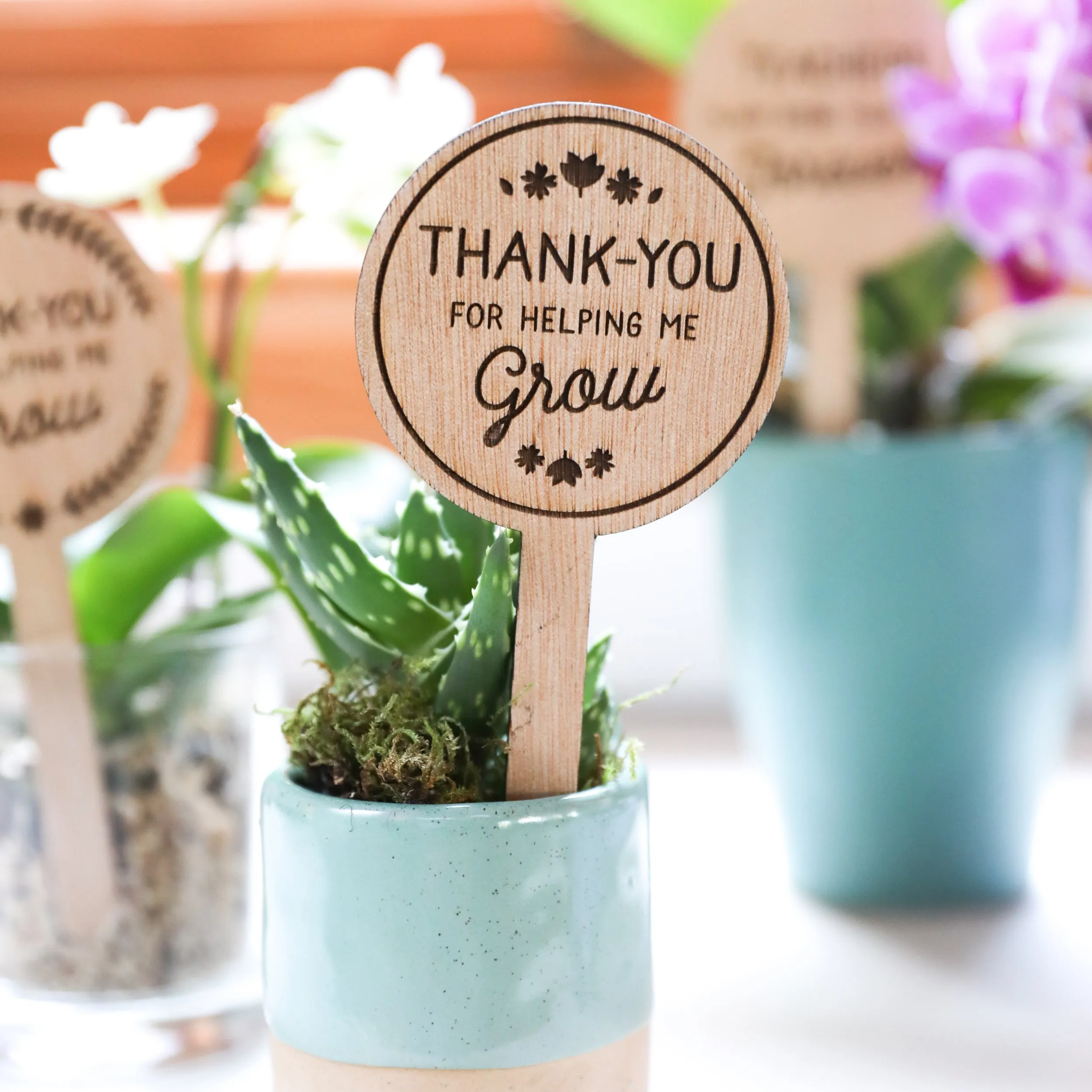 Plant Signs For Teacher Gifts | Laser Cutting Files