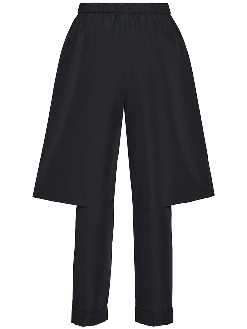 Poly Wool Taffeta Cutout Pants