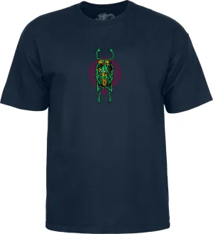 Powell Peralta Mike Vallely Bug T-Shirt - Navy