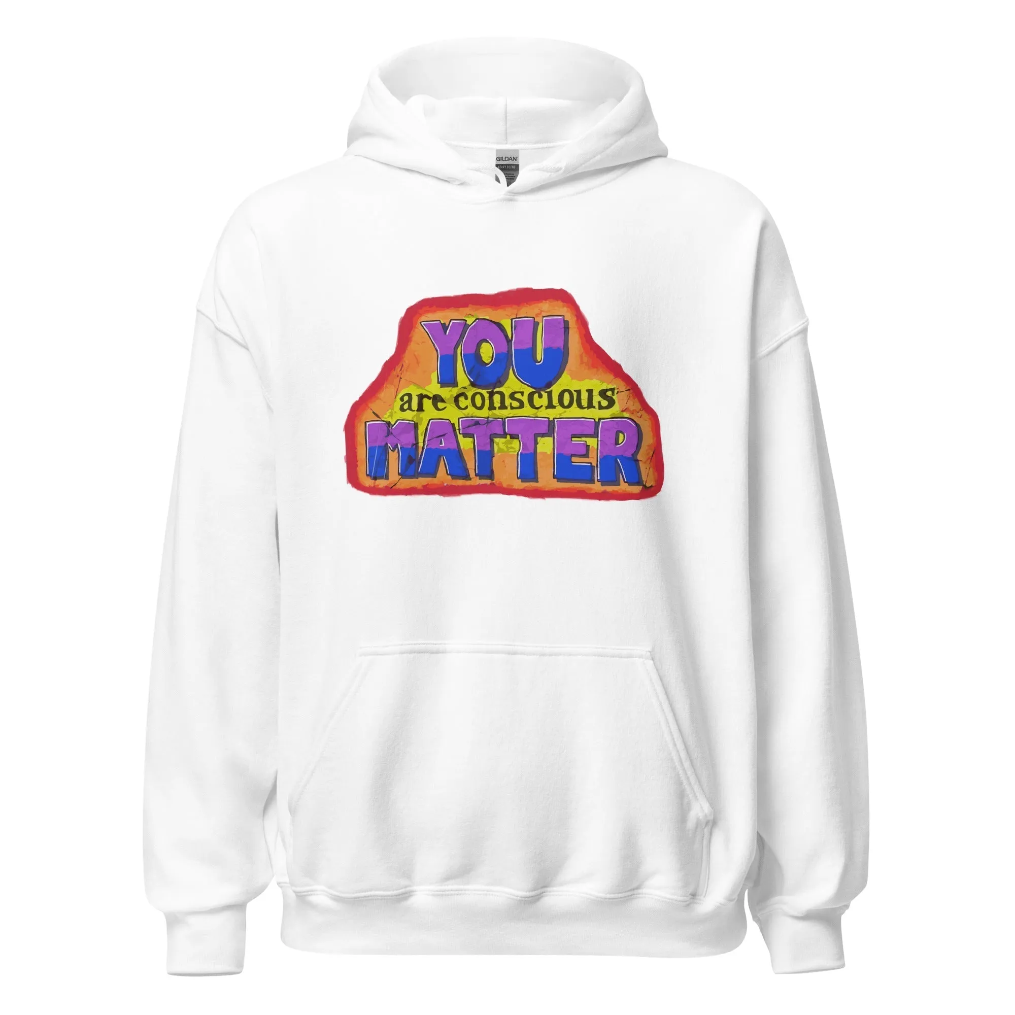 Quincy Quarries Graffiti Hoodie - Quincy, MA | "You Are Concious Matter"