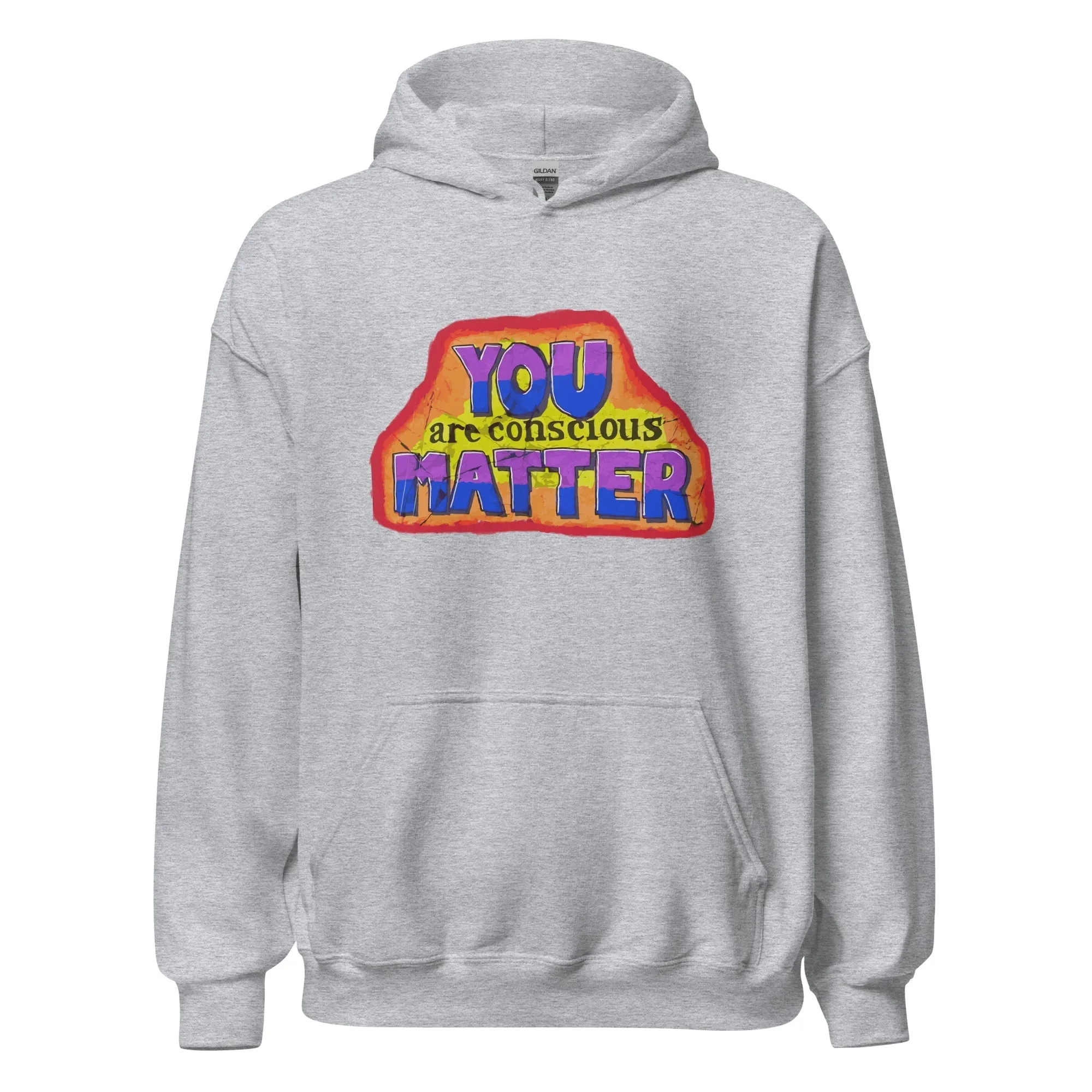 Quincy Quarries Graffiti Hoodie - Quincy, MA | "You Are Concious Matter"