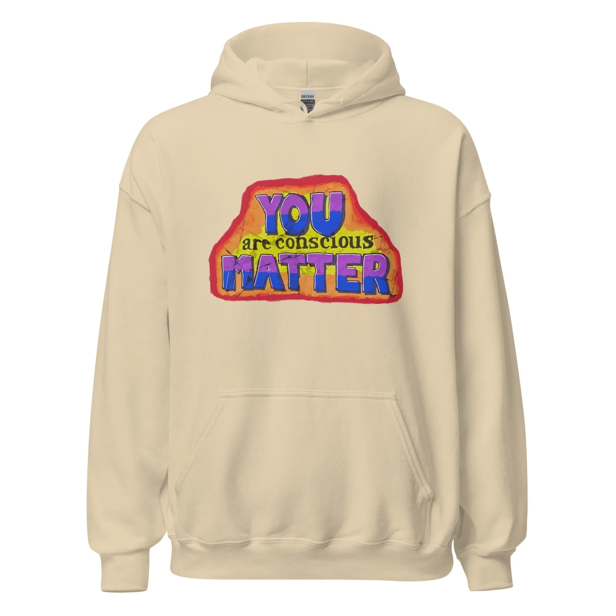 Quincy Quarries Graffiti Hoodie - Quincy, MA | "You Are Concious Matter"