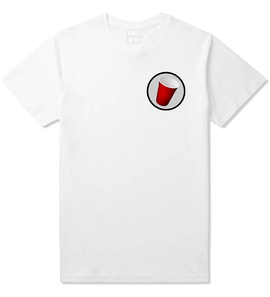 Red Party Cup Chest Mens T-Shirt