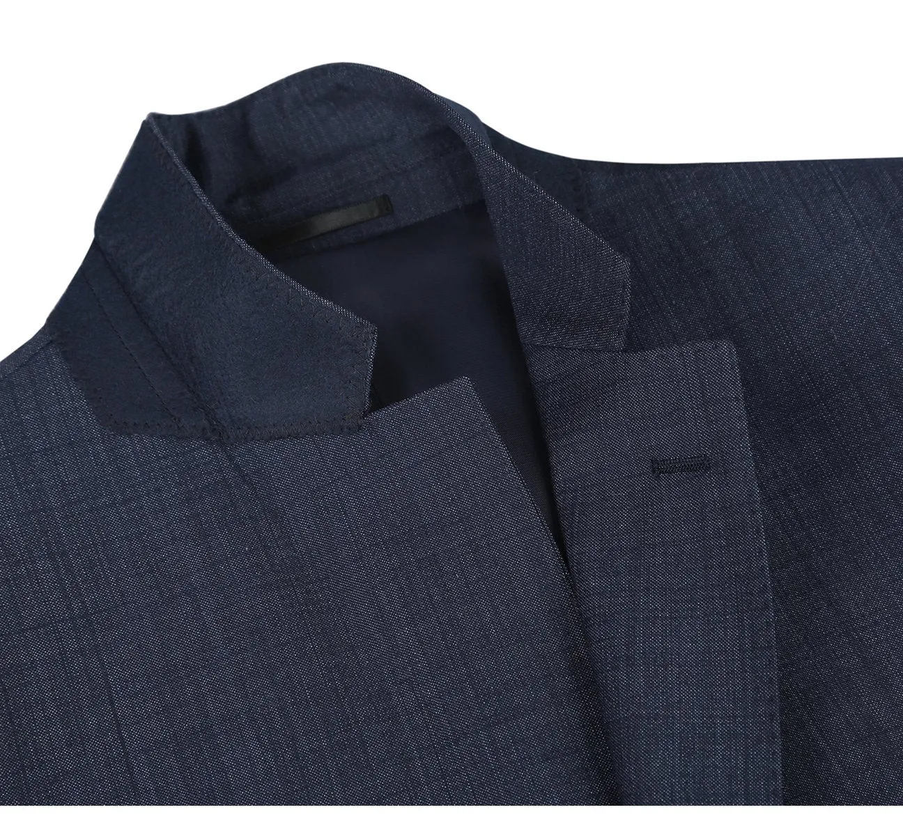 RENOIR Navy Two Piece Classic Fit Wool Blend Suit 558-3