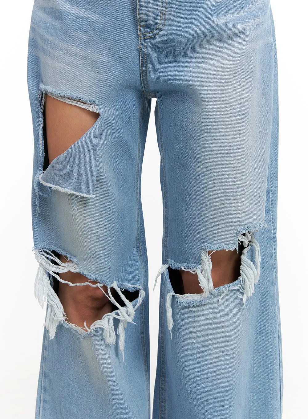 Ripped Baggy Jeans CY431