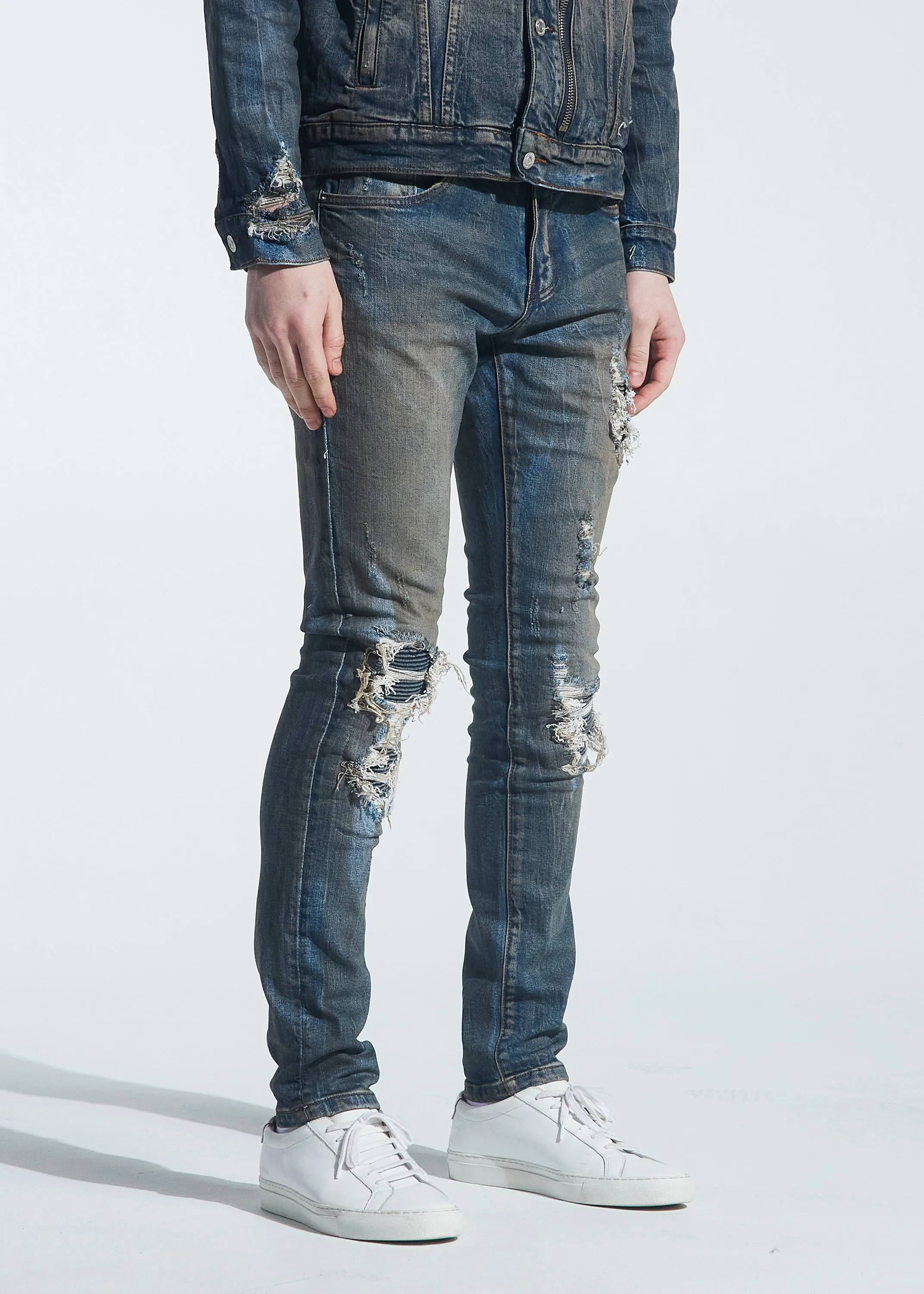 Rivers Rip & Repair Denim (Dirty Indigo Wash)