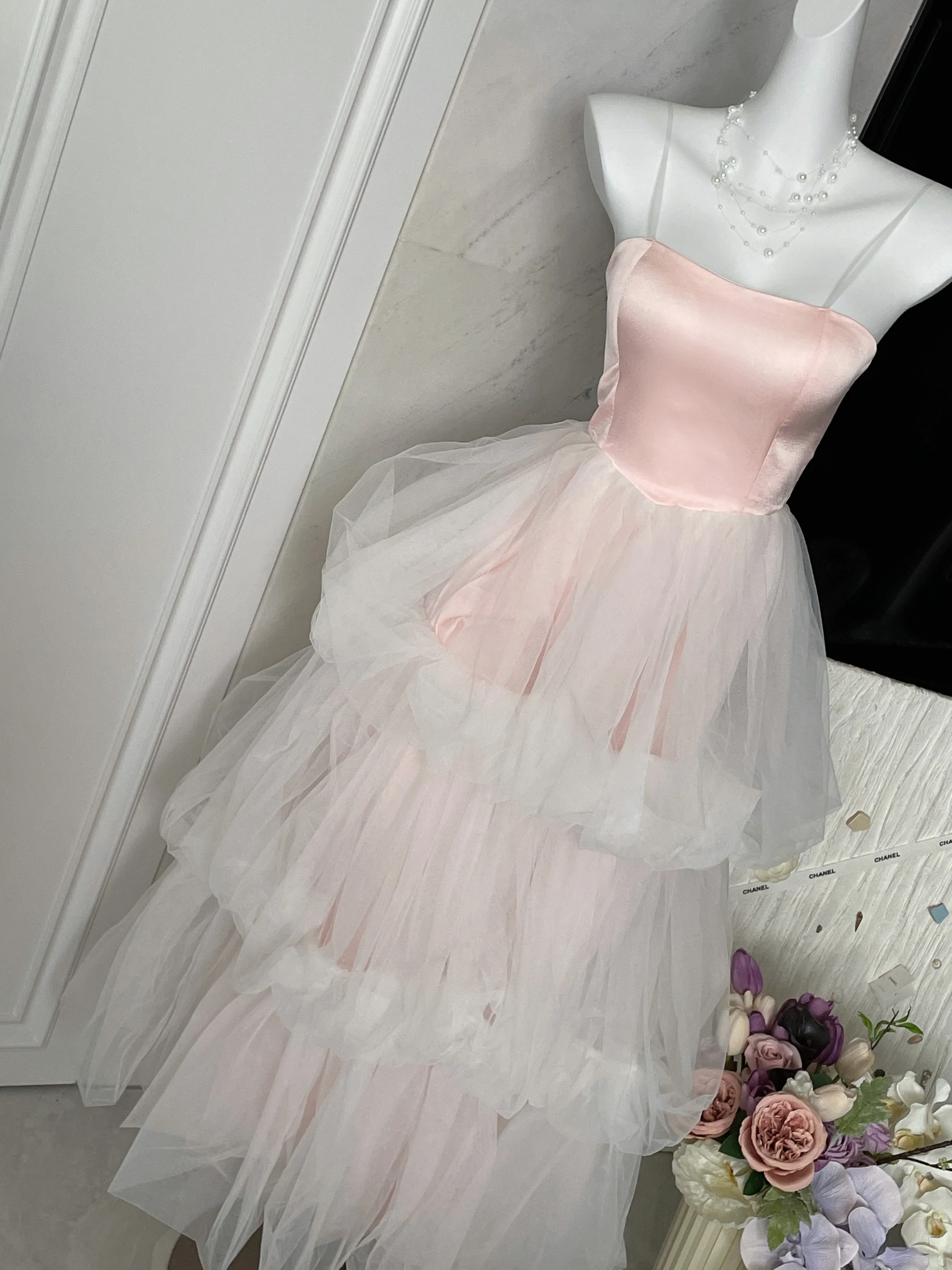 Rosy Romance Princess Gown MIDI Dress