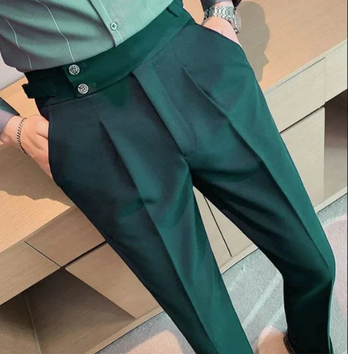 Signature Buttoned Gurkha Pants By Italian Vega™