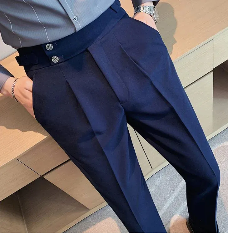 Signature Buttoned Gurkha Pants By Italian Vega™