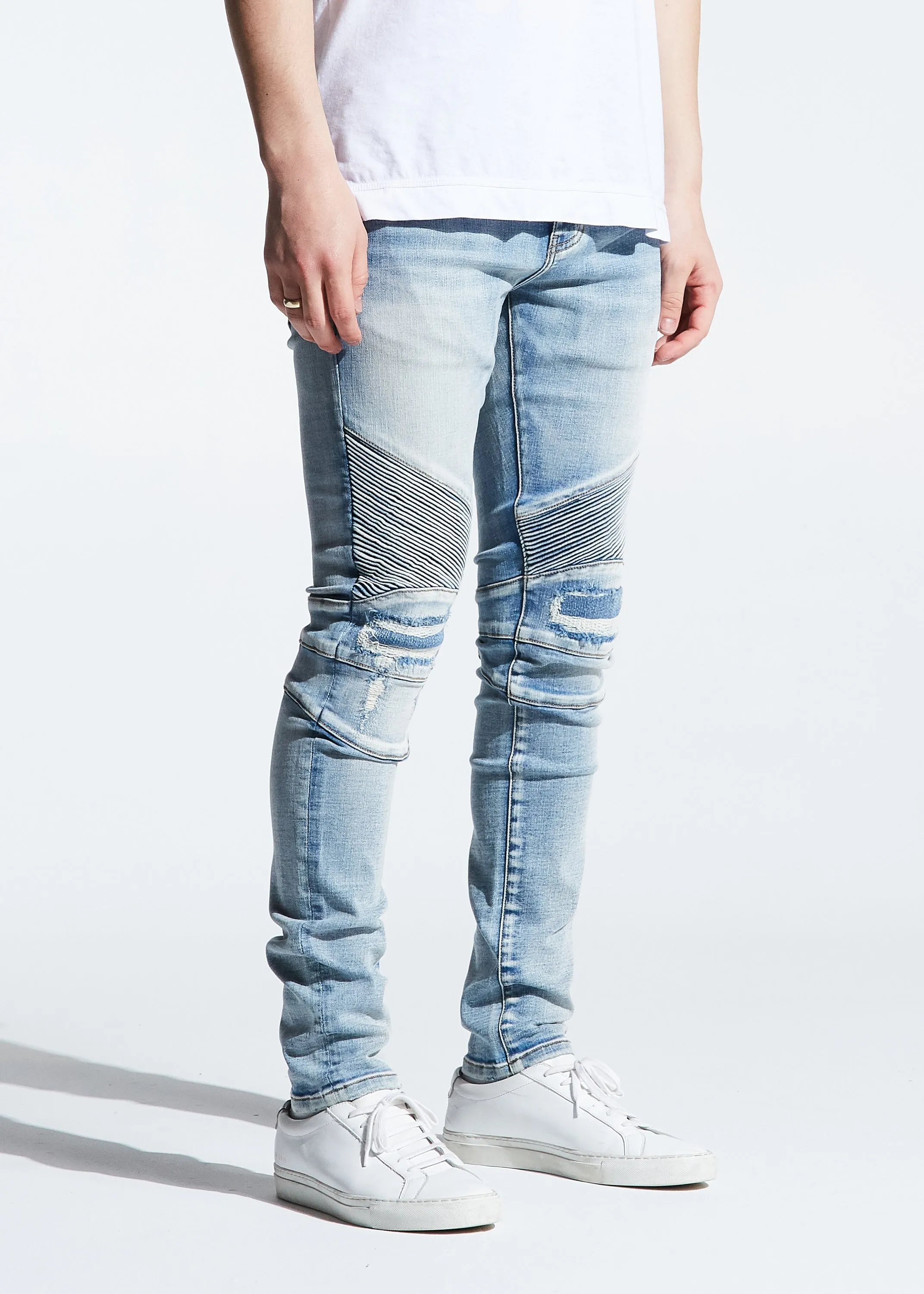 Skywalker Biker Denim (Light Indigo)