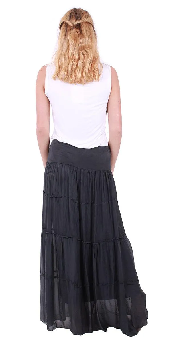 Solima Long Tiered Skirt