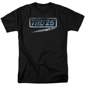 Star Trek Tng 25 Enterprise Mens T Shirt Black